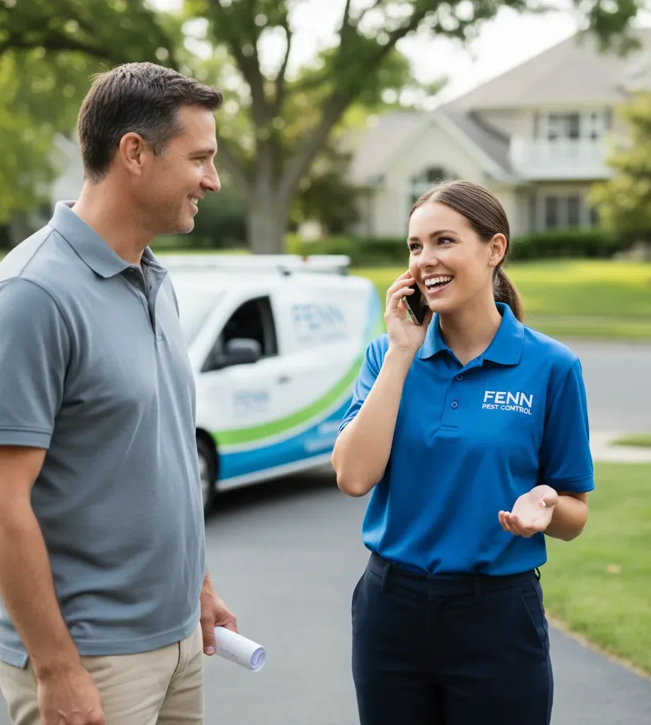 Fenn Pest Control customer support in Elmore